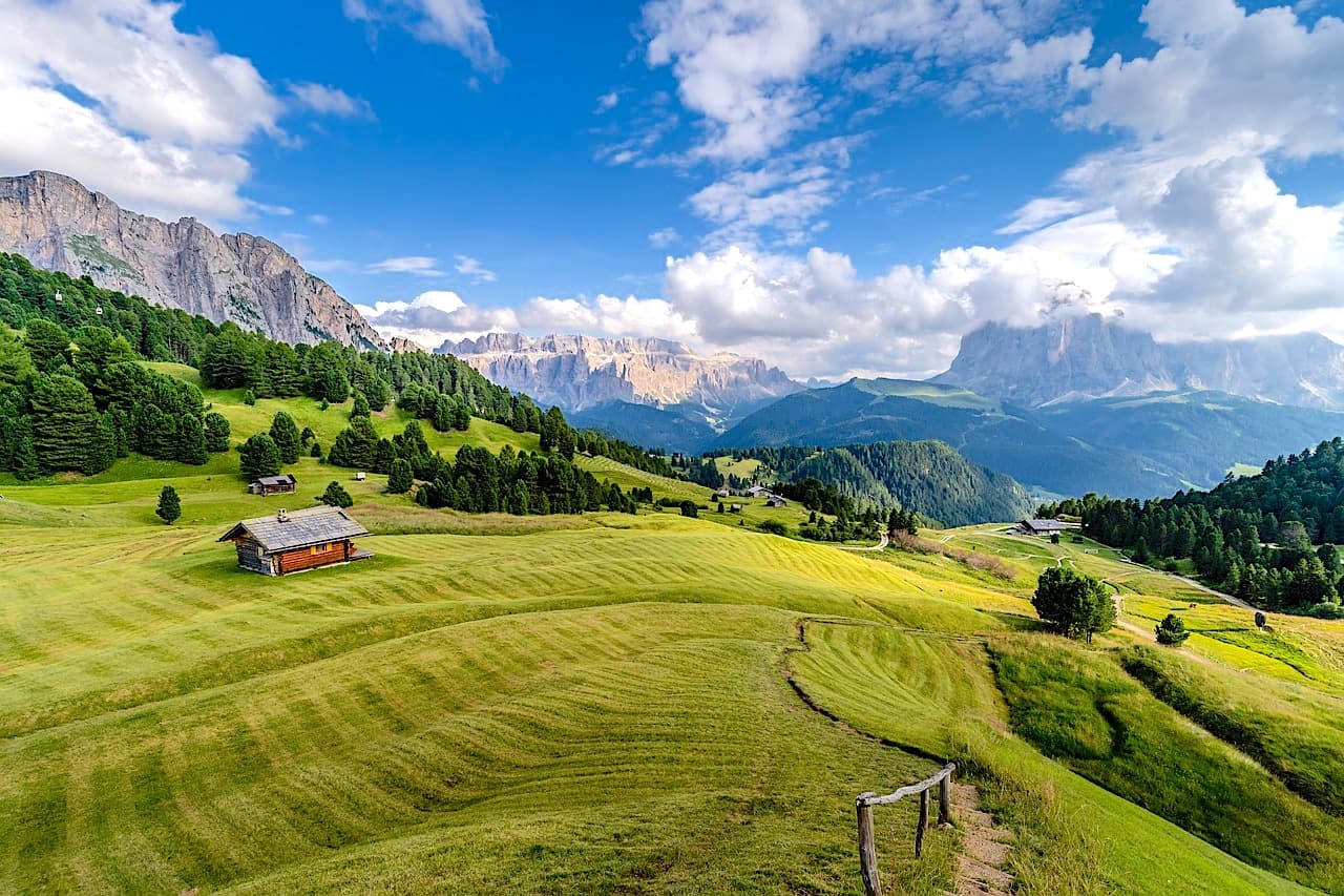 With the convertible through South Tyrol