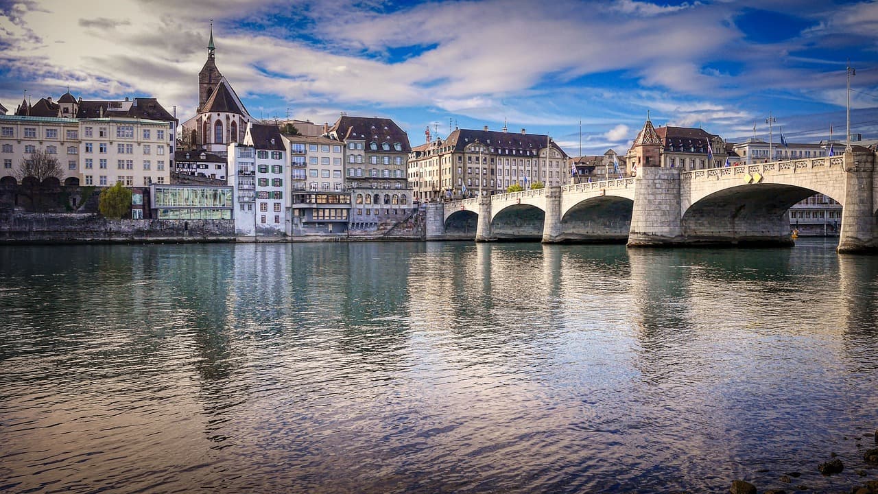 The northern Switzerland with the convertible