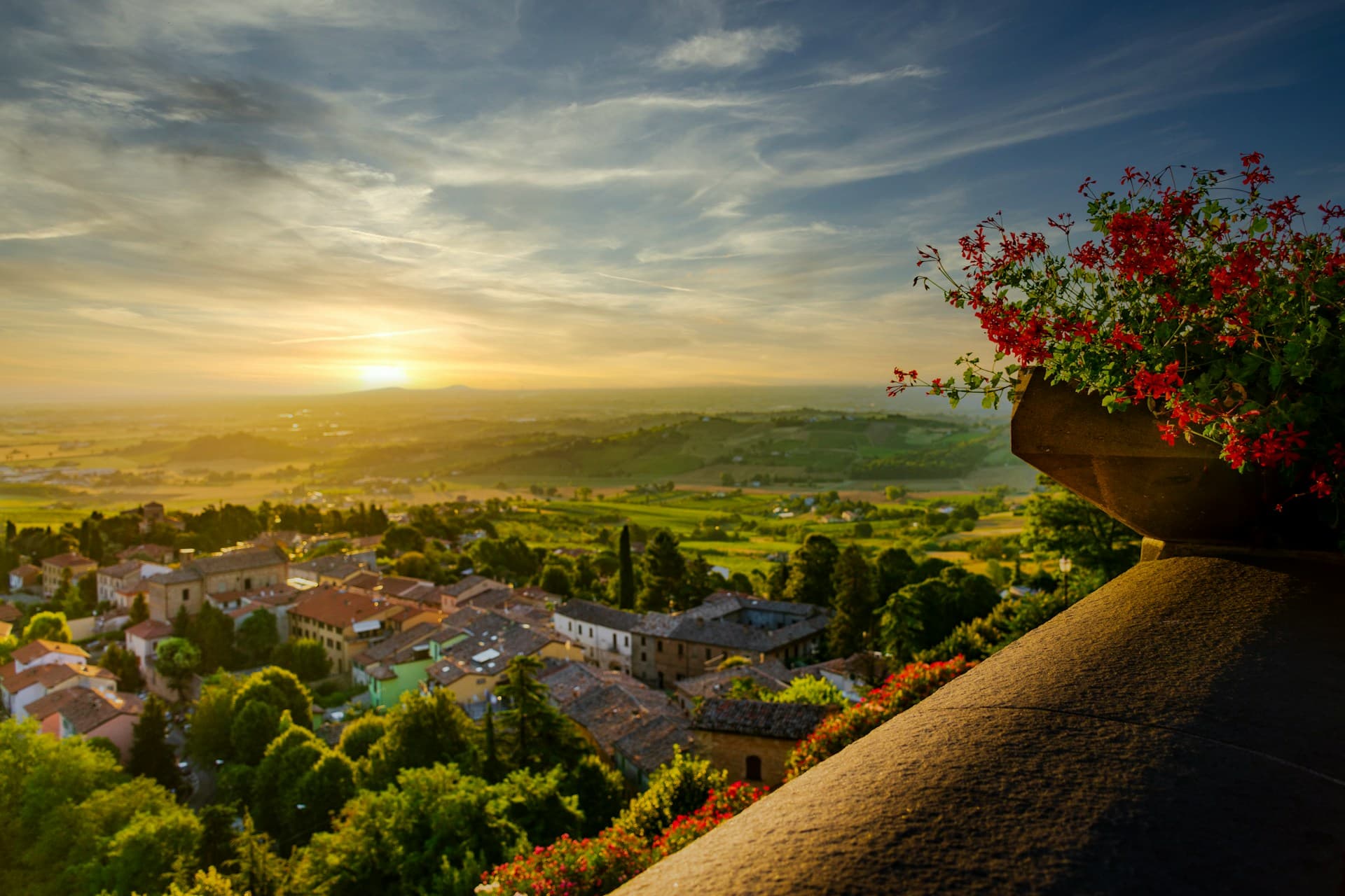 Cabriolet tour through Emilia Romagna