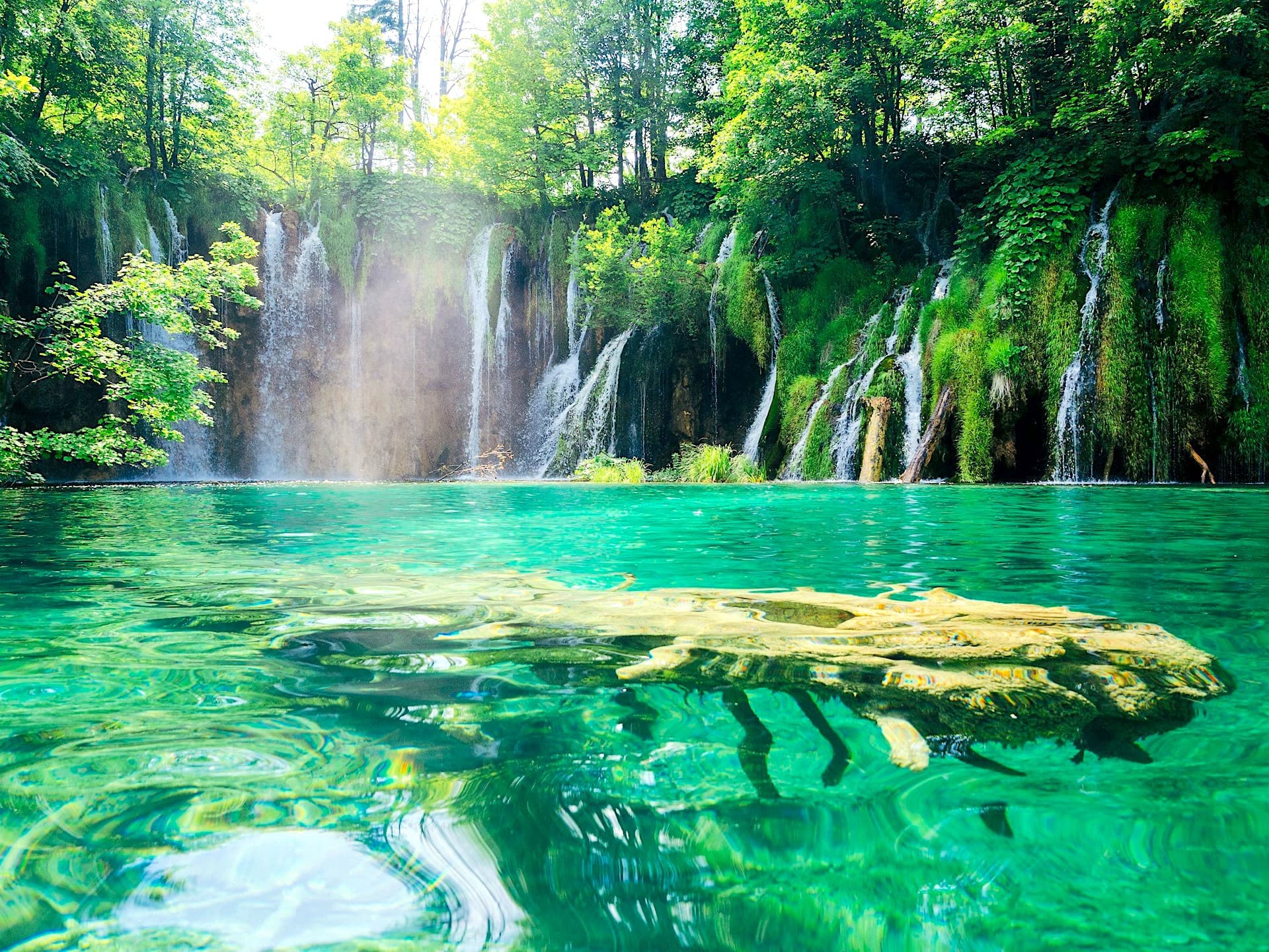 En la Ruta del Parque Nacional de Croacia
