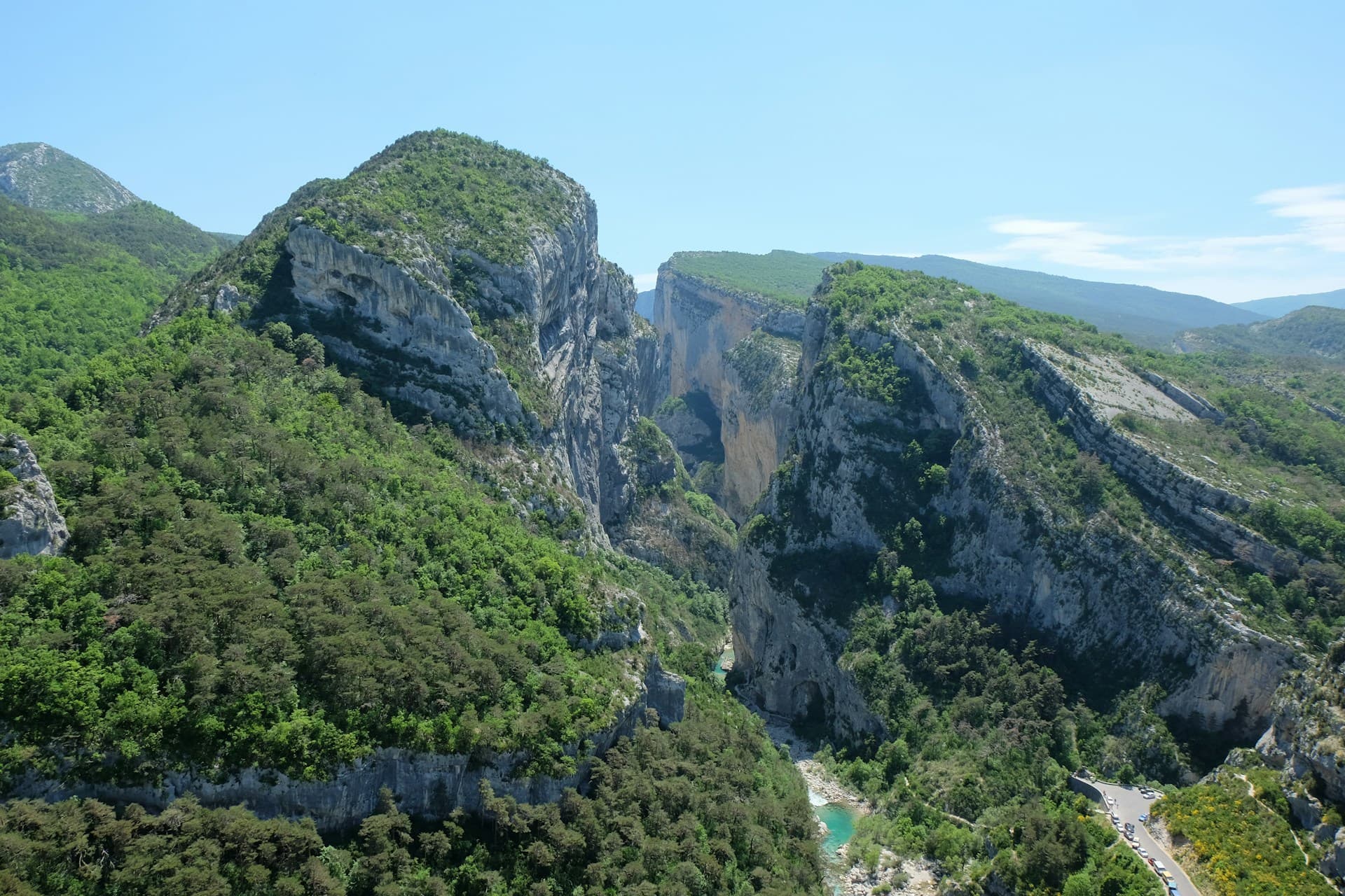 Auf der Corniche des Gorges du Tarn