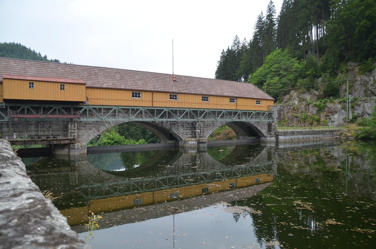 Holzbrücke in Forbach