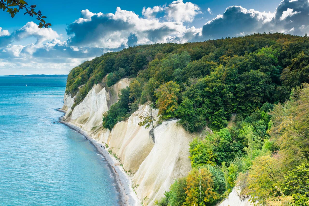 Ohne Haube entlang der Ostseeküste